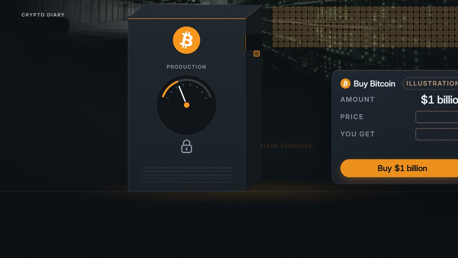 Buy interface drawn in film style
